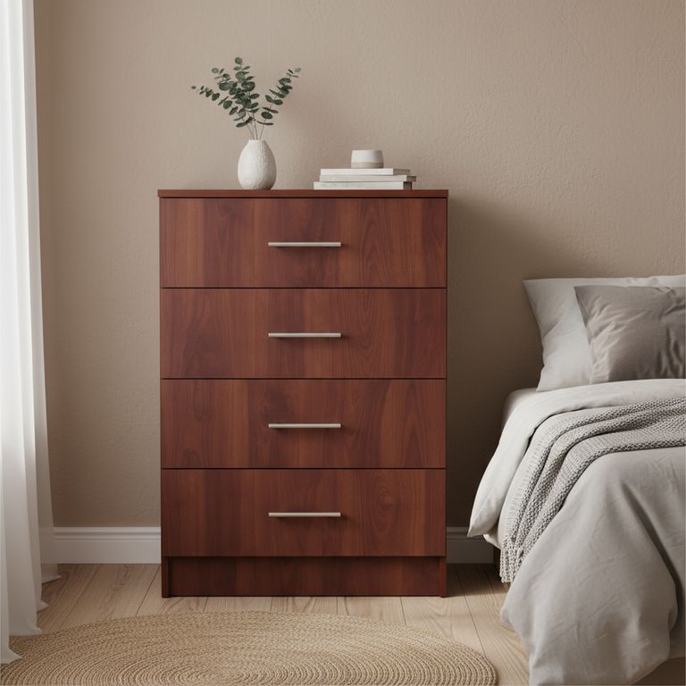 CIC Cómoda 4 Cajón(es) Fenix 60x85x45 cm Cerezo