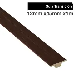 MAFORSA - Pack 2 unidades Guía de Transición MDF Wengue 45 mm 1.2x100 cm