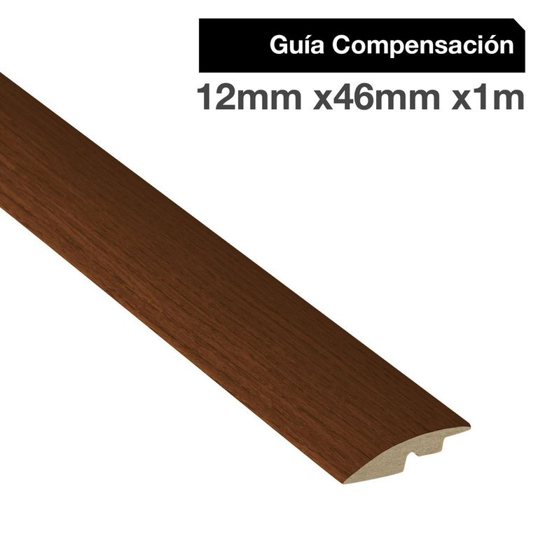 Pack 2 unidades Guía de Compensación MDF Walnut 46 mm 1.2x100 cm
