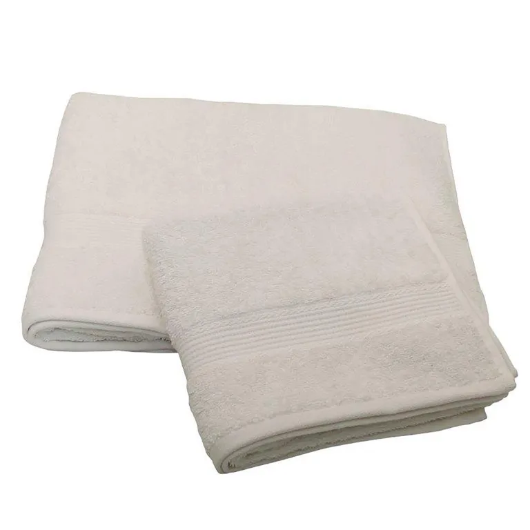 Set Toalla Baño 650 gr Toalla Cuerpo 70x140cm + Toalla Mano 45x90cm