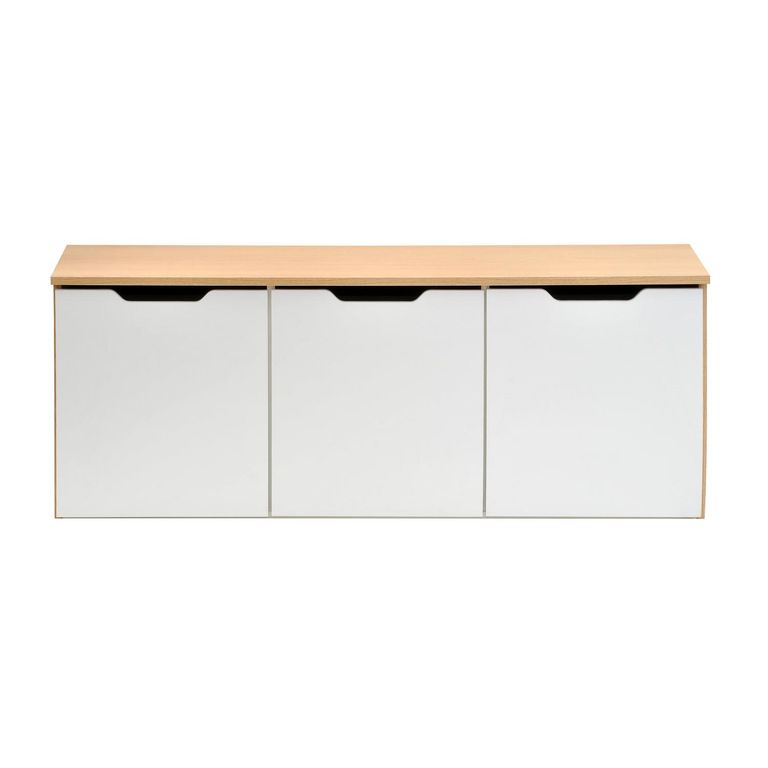 Organizador Infantil 40x45x120 cm Carvalo/Blanco