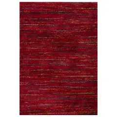 JUST HOME COLLECTION - Alfombra Shaggy Sherpa 160x230 cm Polipropileno Rojo