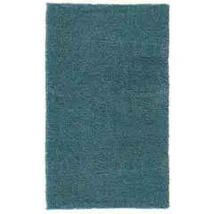 JUST HOME COLLECTION - Bajada de Cama Shaggy Feel 50x80 cm Poliéster Azul Claro