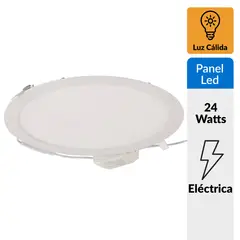 DAIRU - Panel led empotrado circular 24w luz cálida