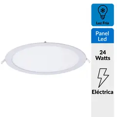 DAIRU - Panel led empotrado circular 24w luz fría