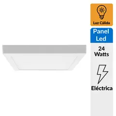 DAIRU - Panel led sobrepuesto cuadrado 24 W luz cálida