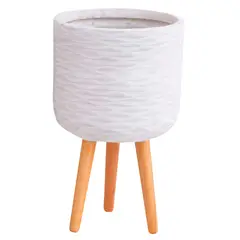 JUST HOME COLLECTION - Macetero de fibra con patas