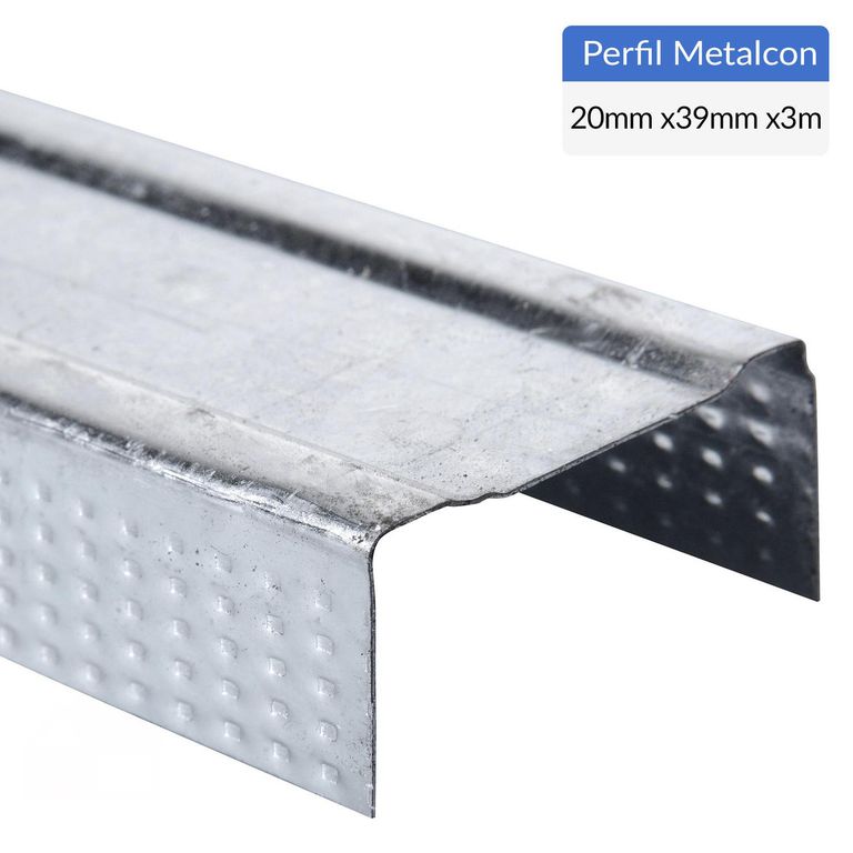 Perfil Tabigal Canal Metal 39x20x0.5 mm 3 m