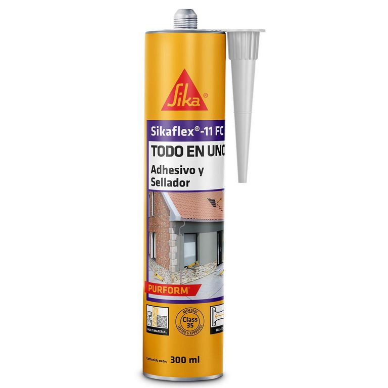 Adhesivo Multiuso y Sellador Elástico Gris Cartucho 300 ml