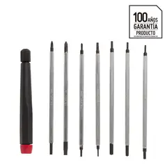 REDLINE - Set de destornilladores acero 8 unidades