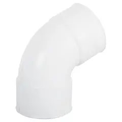 GENERICO - Codo 67,5° PVC para tubo bajada, blanco