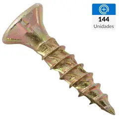 MAMUT - Tornillo Turbo screw Madera Cabeza Phillips Madera 16 mm 3 mm 144 unidad(es)
