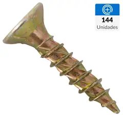 MAMUT - Tornillo Turbo screw Madera Cabeza Phillips Madera 20 mm 4 mm 144 unidad(es)