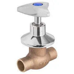 NIBSA - Llave de paso 1/2" SO SO bronce