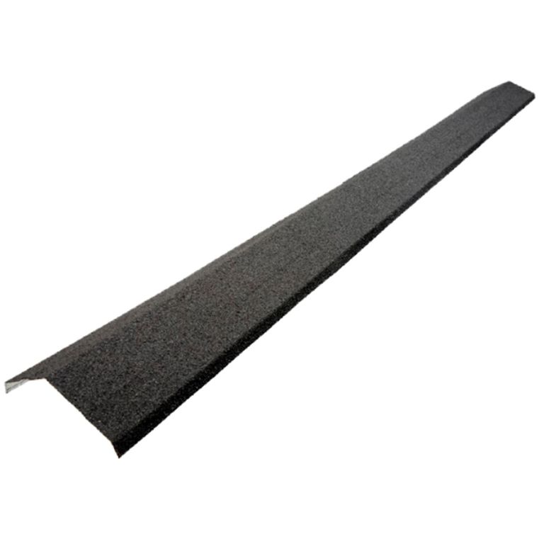 Caballete Recto Gravillado Inppatex Acero 0.405x1.745 m 0.5 mm Negro