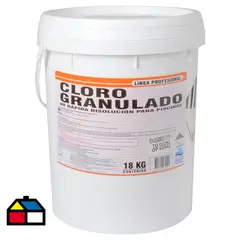 AQUACHEM - Cloro para Piscinas Granulado 18 kg Tineta
