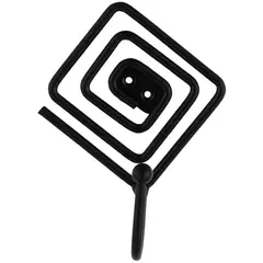 FERRATO - Toma cordón para cortina 19 mm negro