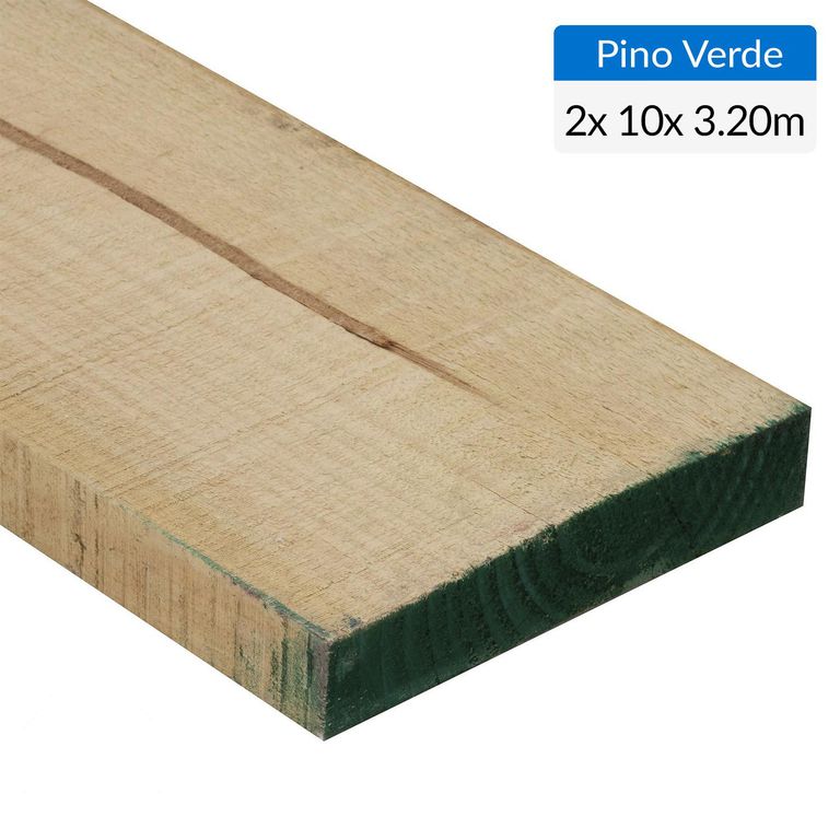 Pino Dimensionado Verde 2x10 3,2 m