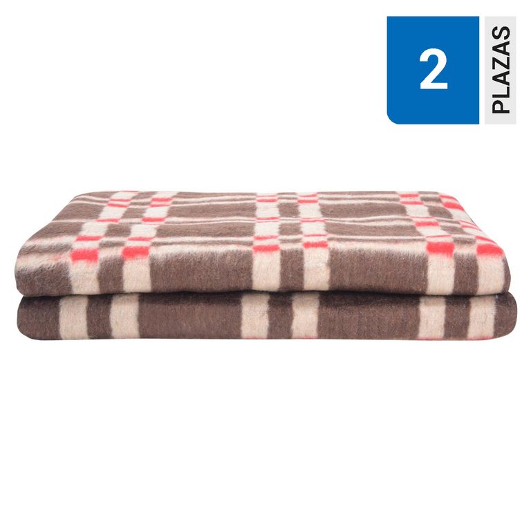 Frazada Escocesa 2 plazas variados a $12.990