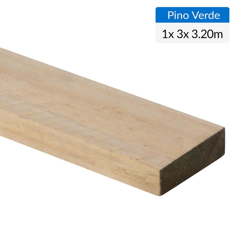 Pino Dimensionado Verde 1x3 3,2 m