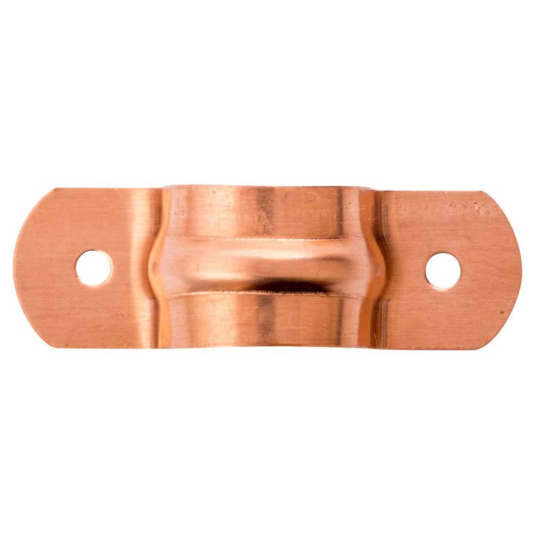 Abrazadera cobre 3/4" 5 unidades