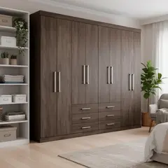 ALTAVISION - Clóset Master 8 Puerta(s) 6 Cajón(es) 10 Repisa(s) 239x217x46 cm