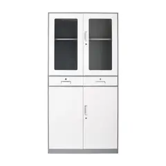 MALETEK - Armario Acero 4 Nivel(es) 45x170x45 cm Negro