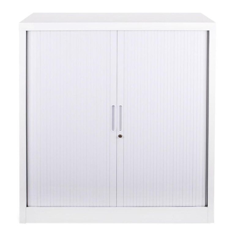 Gabinete Metálico Puerta Tambor 90X45 Cm Almacenamiento Oficina