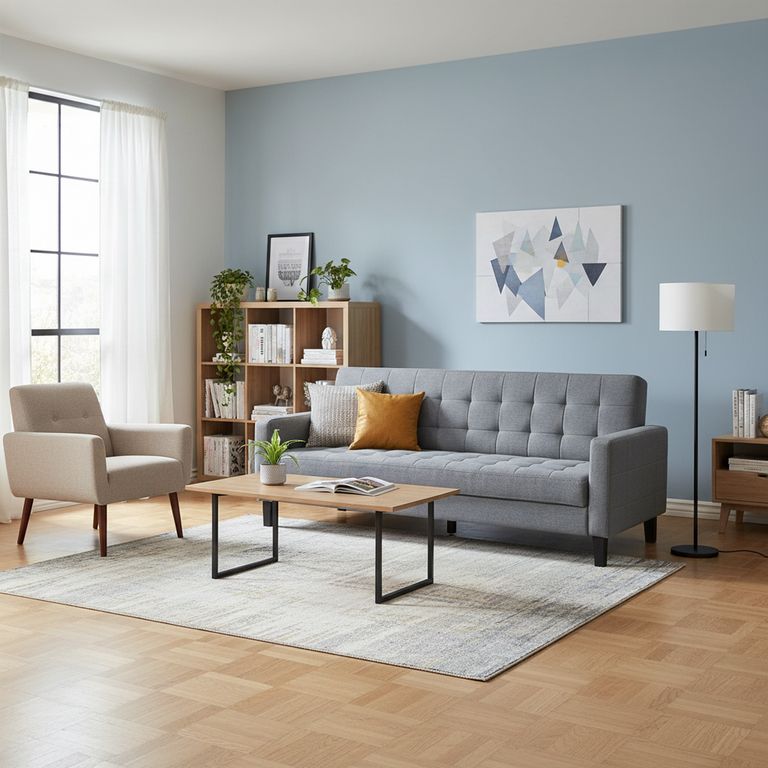 Futón Roma Gris 204x85x81 cm