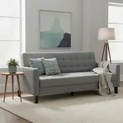 JUST HOME COLLECTION - Futón Roma Gris 204x85x81 cm