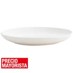 HALLEN - Ensaladera 30 cm redonda blanca