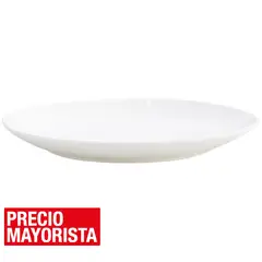 HALLEN - Plato 26,7 cm redondo blanco