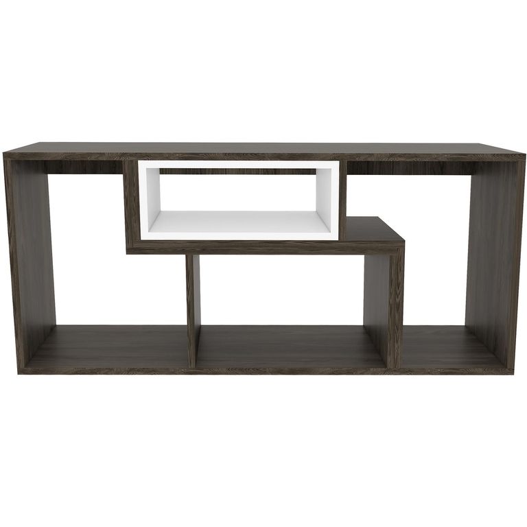 Rack TV 40 " Beijing Coñac/blanco 160x54.5x35.3 cm