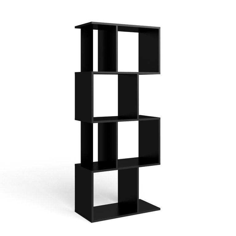 Estante MDP 4 Nivel(es) 60x144x29 cm Negro