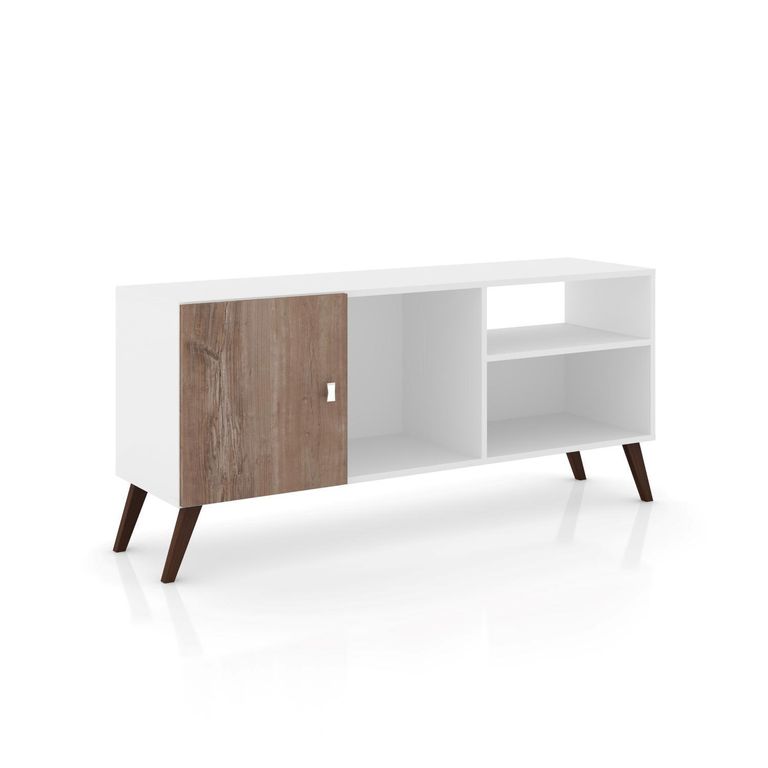 Rack de TV 55 " 130x37x57 Blanco