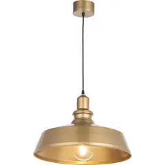 LAMPARAS MANQUEHUE - Lámpara Colgante Platillo Bronce 1LUZ
