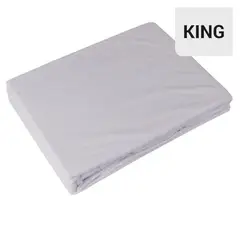 MASEL - Cubrecolchón Terry Blanco