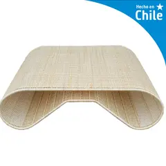 DECO MIMBRE - Mesa Gina Rectangular Fierro 120x35x80 cm Blanca