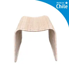 DECO MIMBRE - Puff attimo blanco Blanco