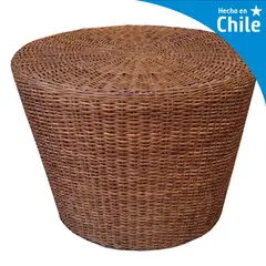 DECO MIMBRE - Puff conico chocolate