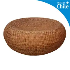 DECO MIMBRE - Pouf donut fibra natural Natural
