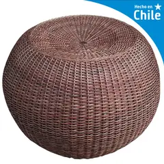 DECO MIMBRE - Puff antonio chocolate