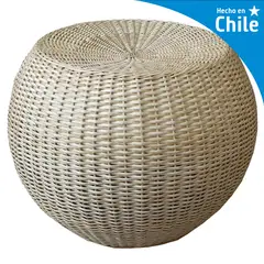 DECO MIMBRE - Puff antonio blanco Blanco