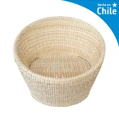 DECO MIMBRE - Sillón mao blanco 80x80x70 cm Blanco
