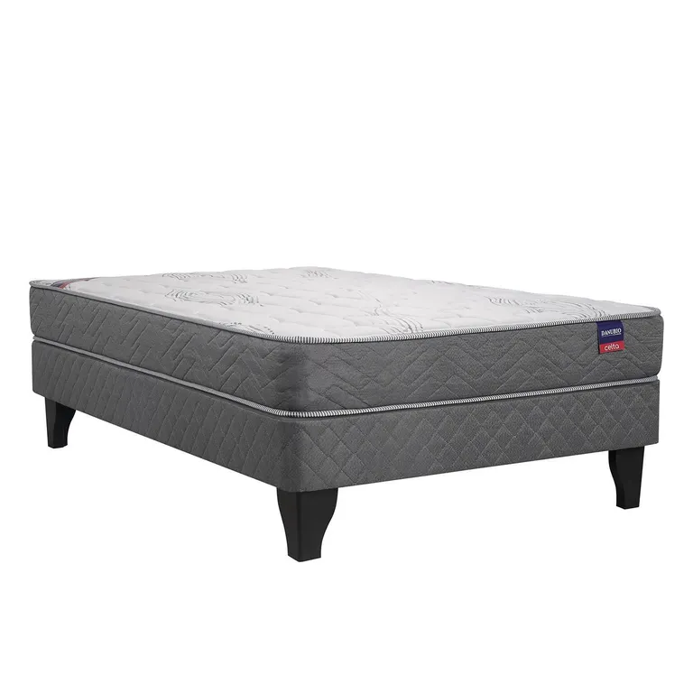 CELTA Cama 1.5 plazas Europea Apolo Gris