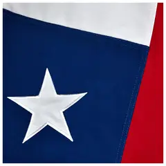MERIGGI - Bandera Chilena Bordada 100x150 cm Poliéster Fiestas patrias