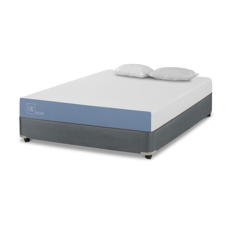 CIC Cama Americana Excellence 2 Plazas + Almohadas