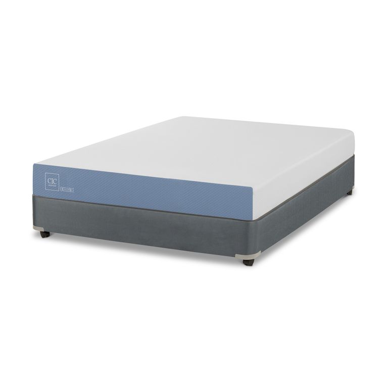 CIC Cama Full Americana Excellence Gris