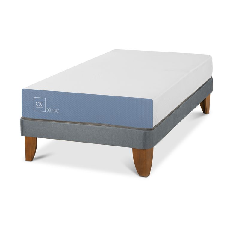 CIC Cama 1.5 plazas Europea Excellence Gris