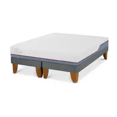CIC - Cama 2 Plazas Europea Excellence Plus Gris